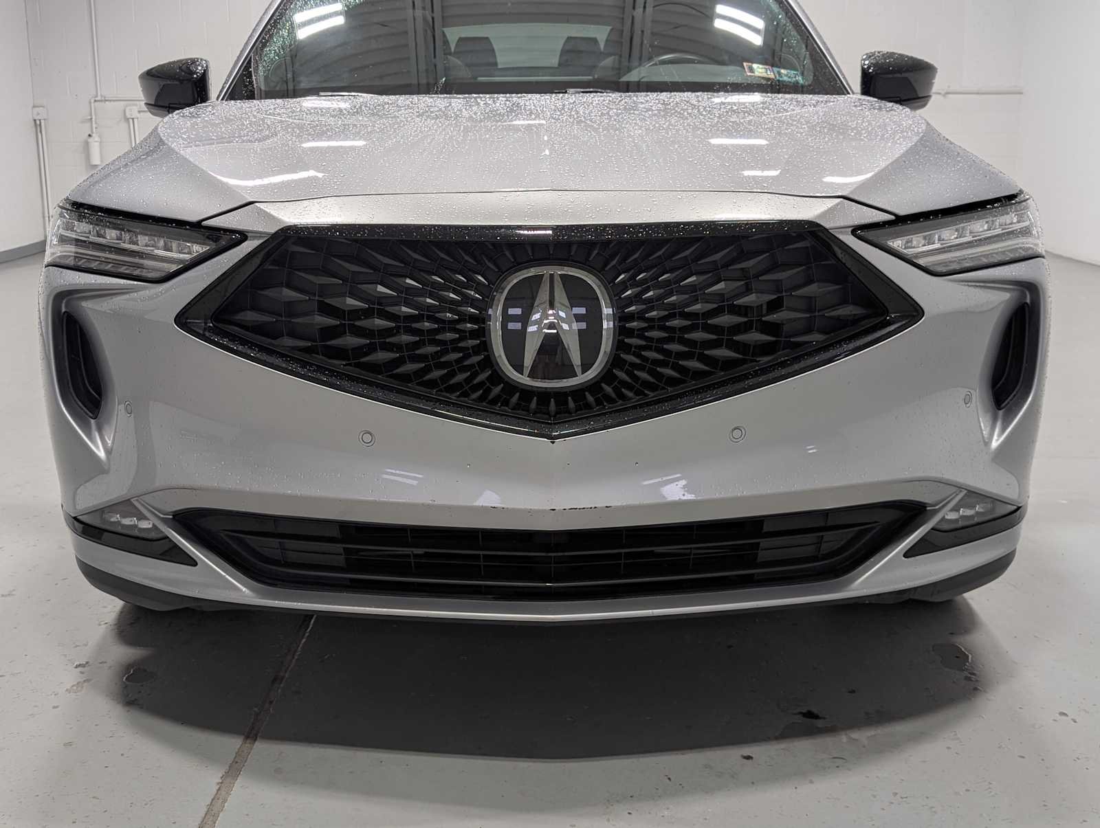 Certified Used 2022 Lunar Silver Metallic Acura SH-AWD A-SPEC image 2