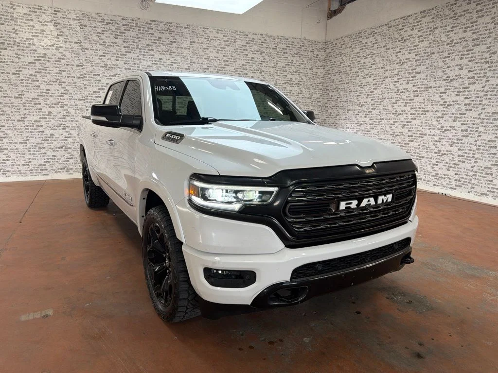 Used 2019 Ivory White Tri-Coat Pearlcoat Ram Limited image 1
