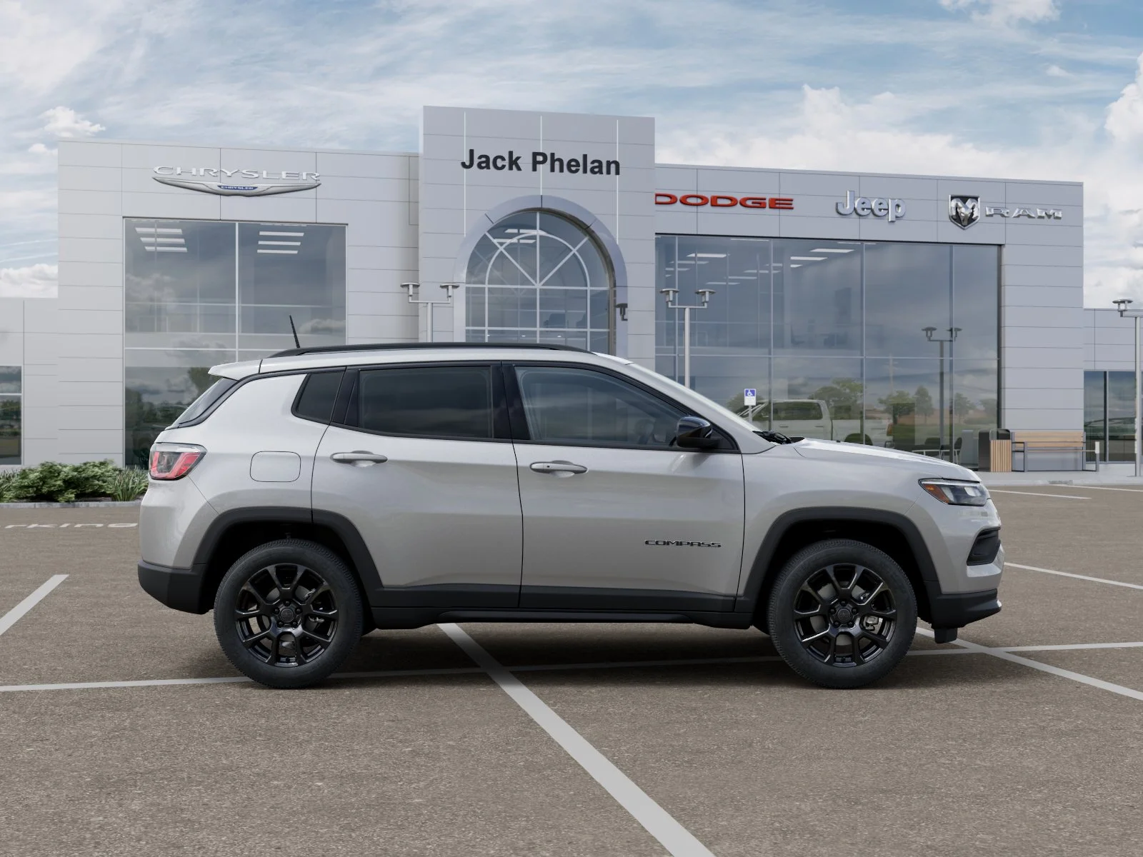New 2026 Silver Zynith Metallic Clear-Coat Exterior Paint Jeep Latitude image 47
