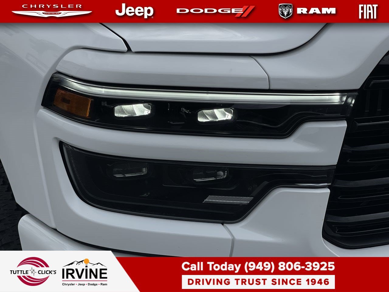 Used 2025 Bright White Clearcoat Ram Laramie image 16
