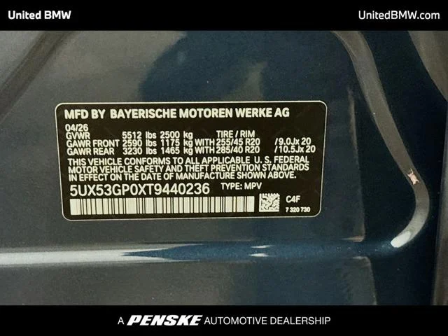 New 2026 Arctic Race Blue metallic BMW X3 image 15