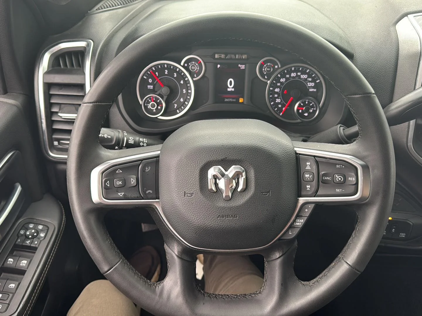 Used 2025 Bright White Clearcoat Ram Big Horn image 14