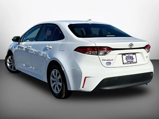 Used 2025 White Toyota LE image 4