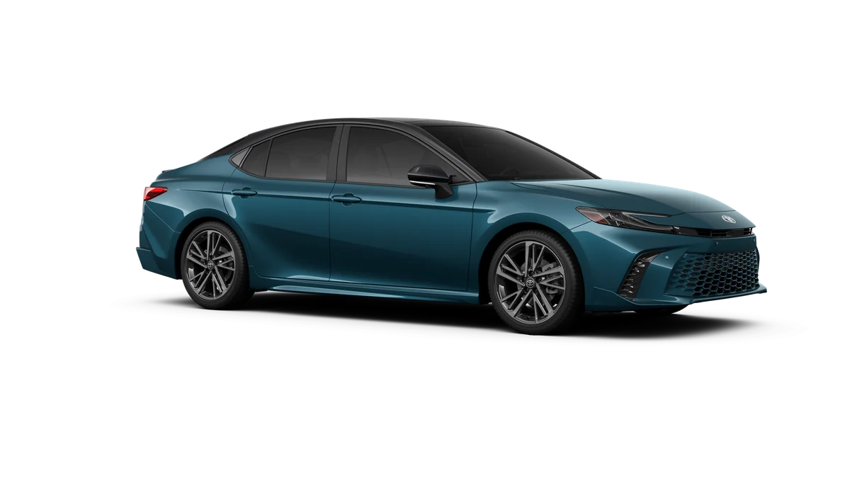 New 2026 Ocean Gem with Midnight Black Metallic roof Toyota XSE image 14