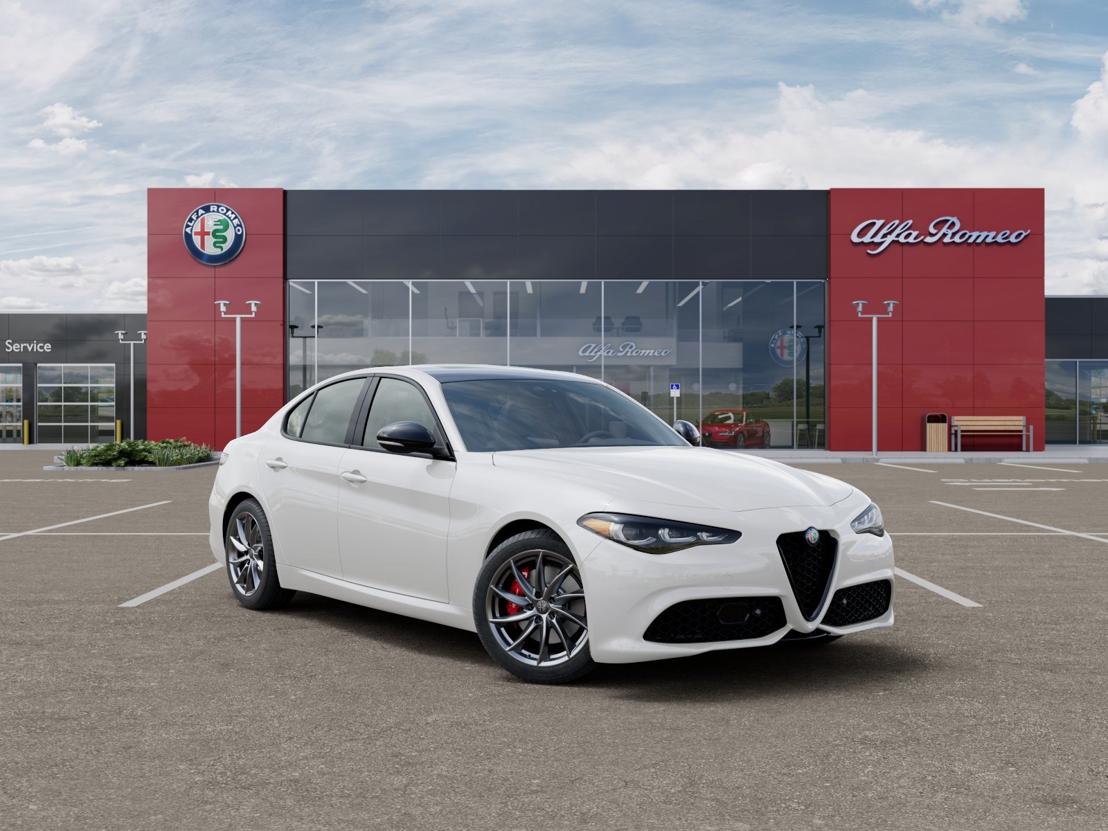 New 2025 Milano White Exterior Paint Alfa Romeo Base image 26