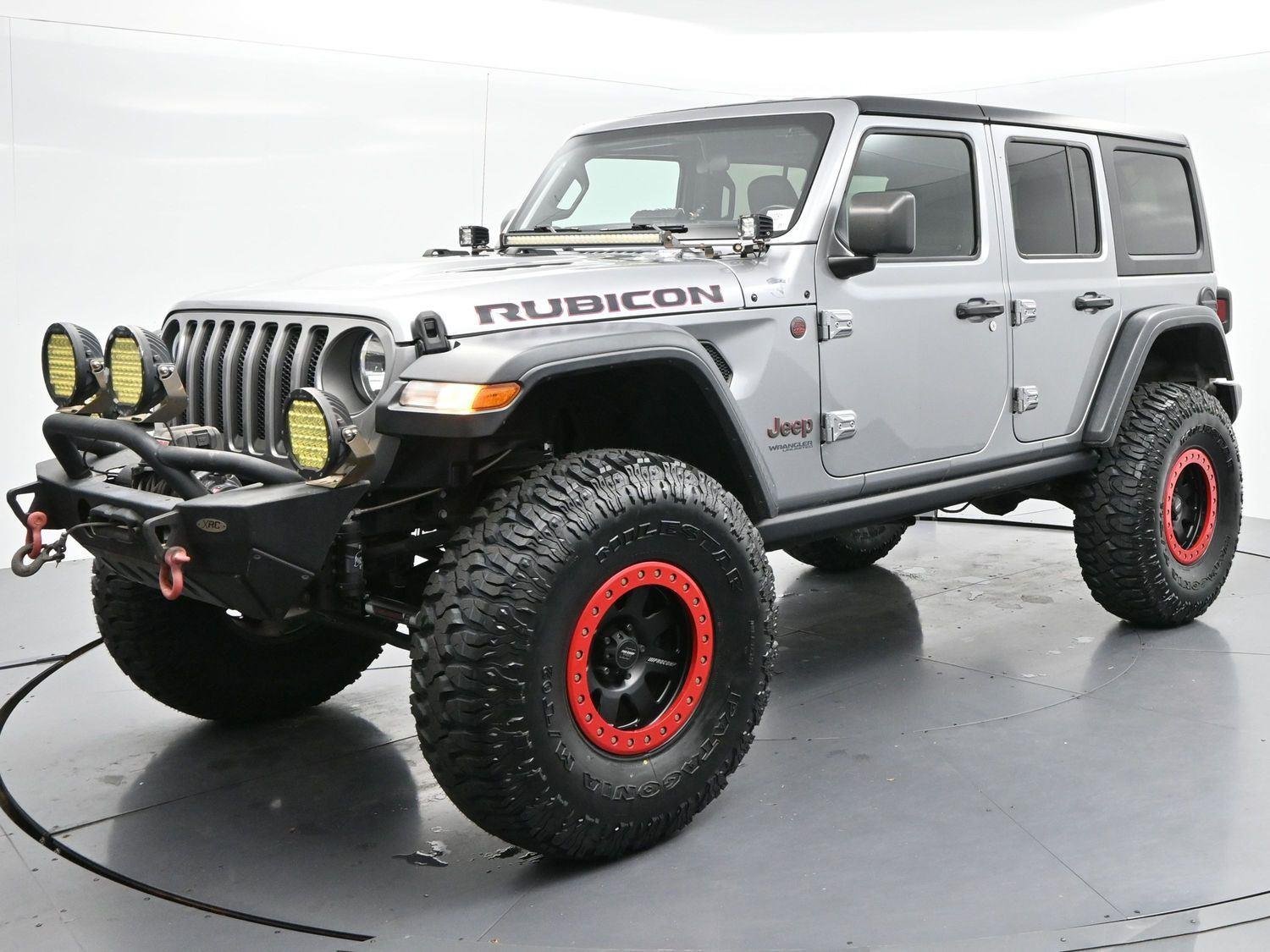 Used 2020 Billet Silver Metallic Clearcoat Jeep Rubicon image 3