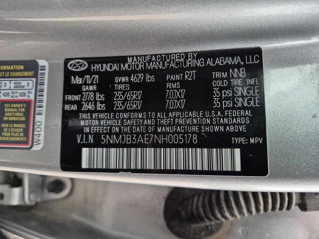 Used 2022 Silver Hyundai SEL image 32