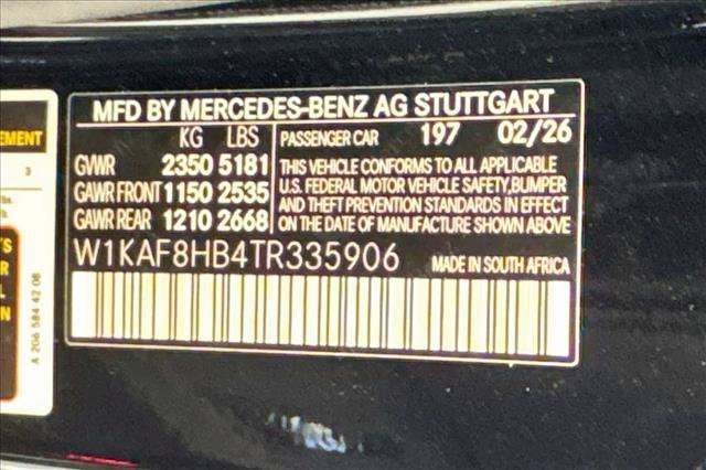 New 2026 Obsidian Black Metallic Mercedes-Benz AMG® C 43 image 60