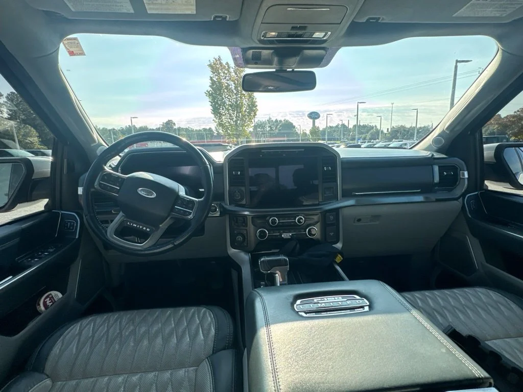 Used 2023 White Metallic Ford Limited image 6