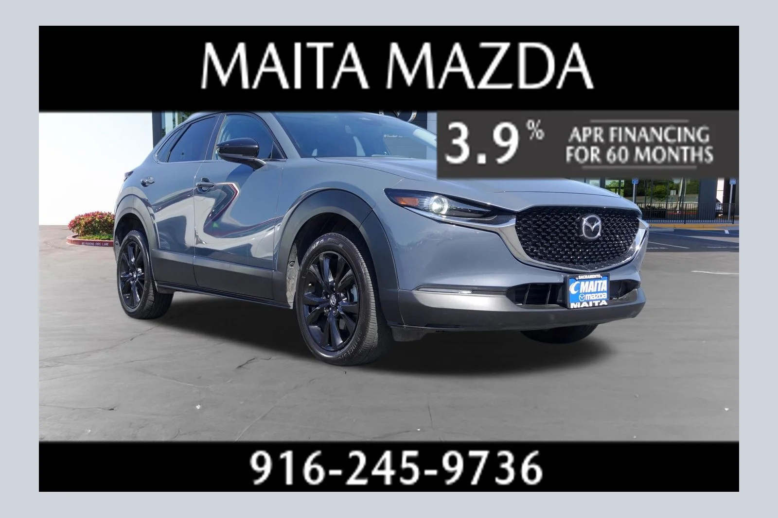 Certified Used 2025 Polymetal Gray Metallic Mazda 2.5 S Carbon Edition image 1