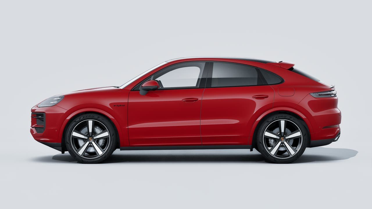 New 2026 Carmine Red Porsche E-Hybrid Coupe image 2