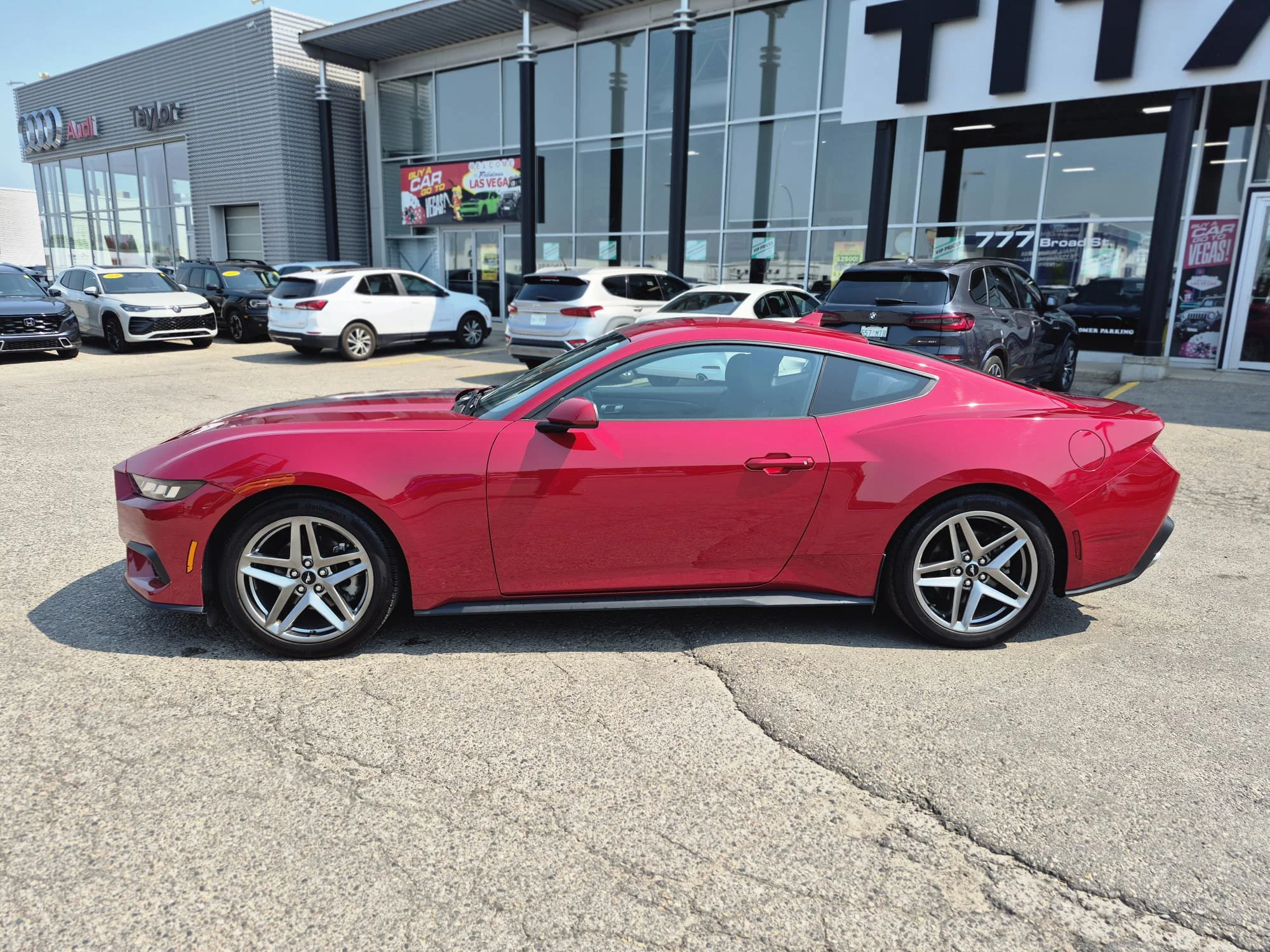Certified Used 2024 Rapid Red Metallic Tinted Clearcoat Ford EcoBoost Fastback*315HP!! | Rapid Red Metallic | Htd Seats | Lane Keep Assist | Blind Spot Detection image 10