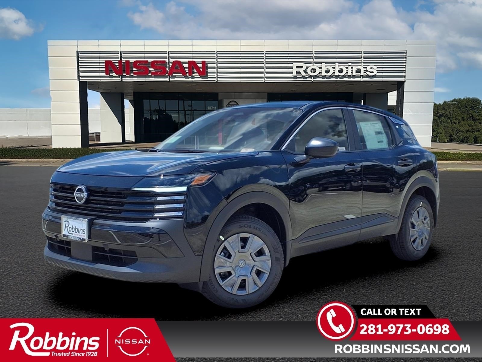 2026 Nissan Kicks S Black at Robbins Nissan