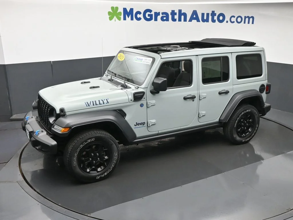 Used 2023 Gray Jeep Willys 4xe image 31