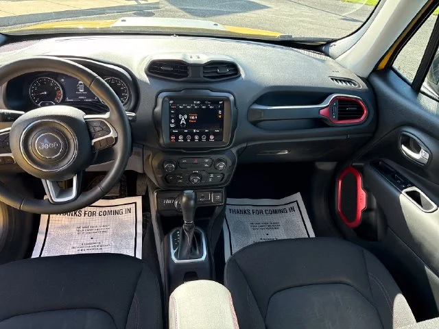 Used 2023 Solar Yellow Clearcoat Jeep Trailhawk image 15