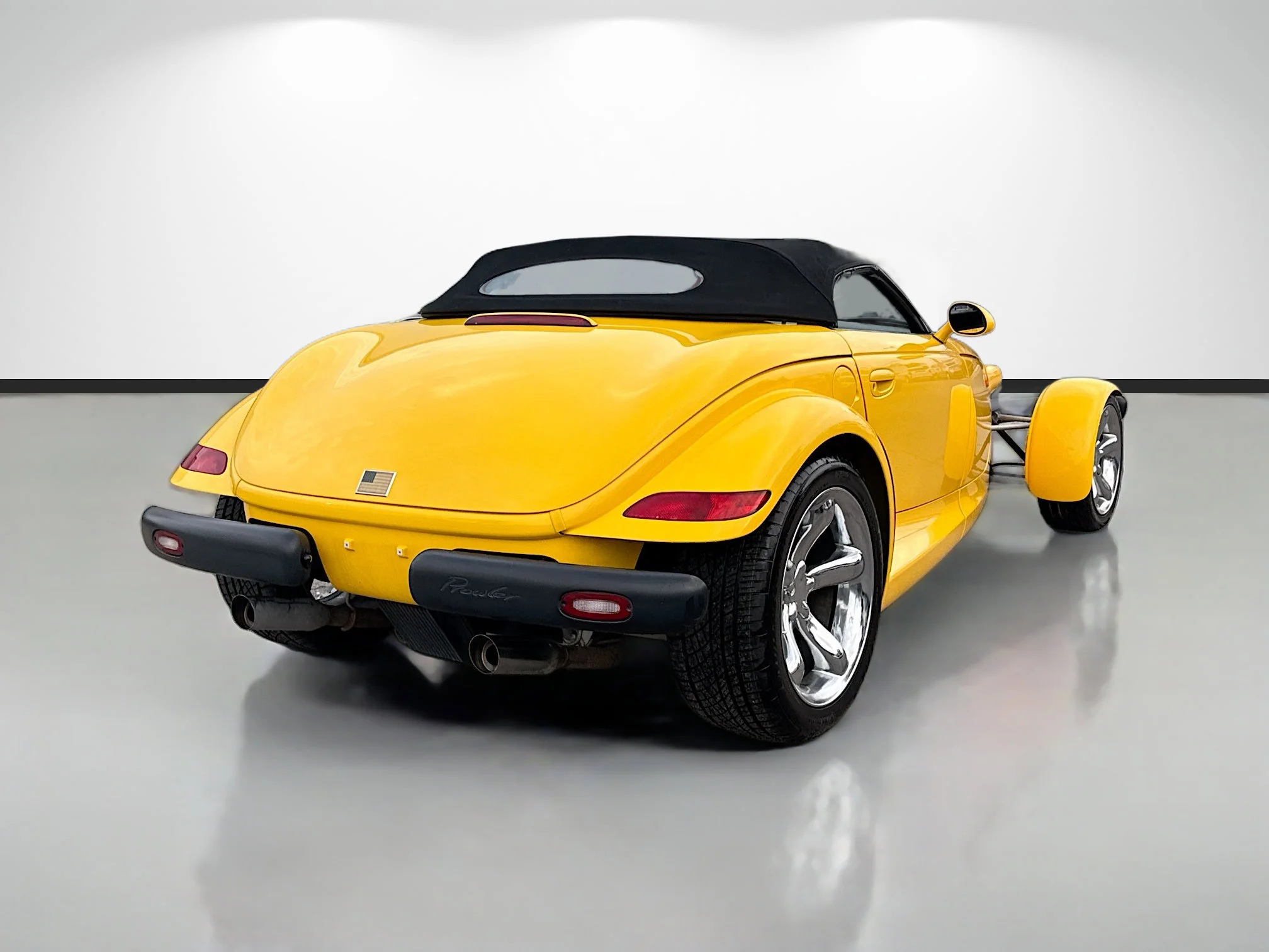 Used 2002 Prowler Yellow Clearcoat/Black Soft Top Chrysler Base image 3