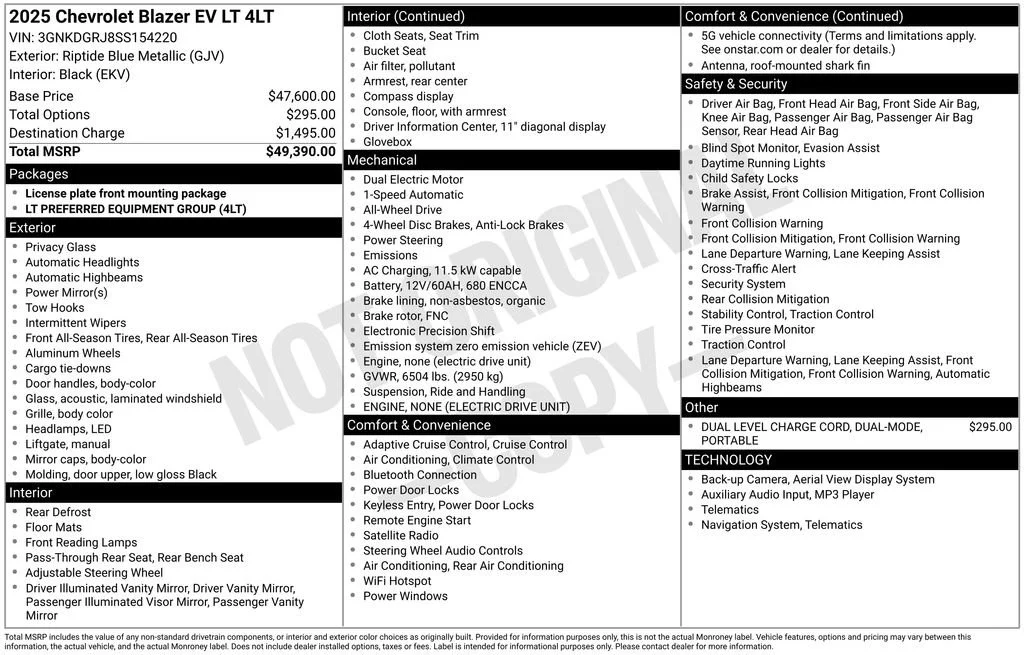 2025 Chevrolet Blazer EV LT - Photo 4
