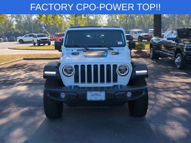 Used 2022 White Jeep Unlimited Rubicon 4xe image 8
