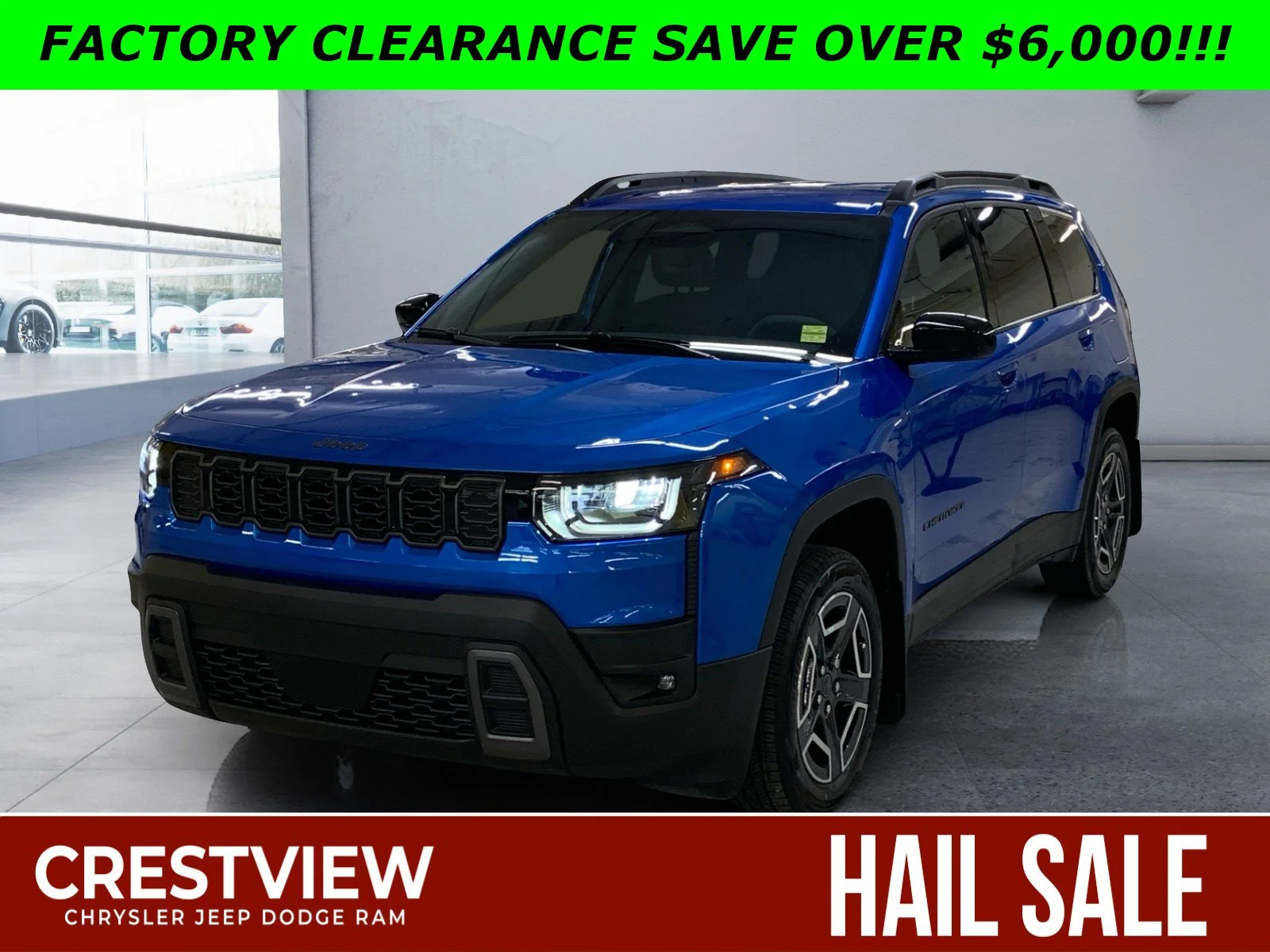 New 2026 Hydro Blue Pearl Jeep Laredo image 1