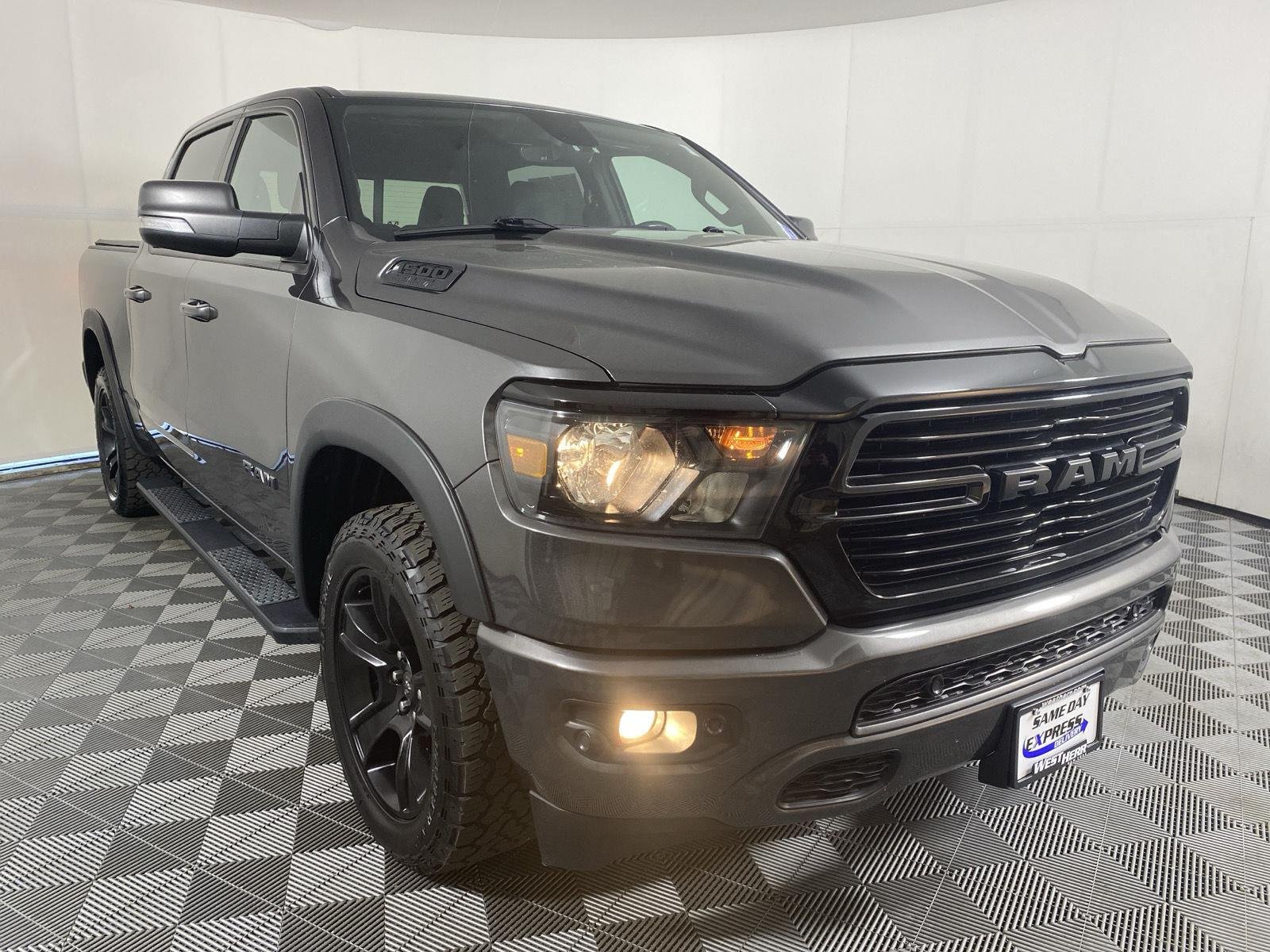 Used 2020 Granite Crystal Metallic Clearcoat Ram Big Horn image 9
