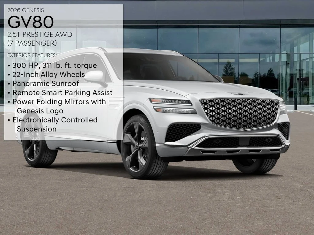 New 2026 Alta White Genesis 2.5T Prestige image 3