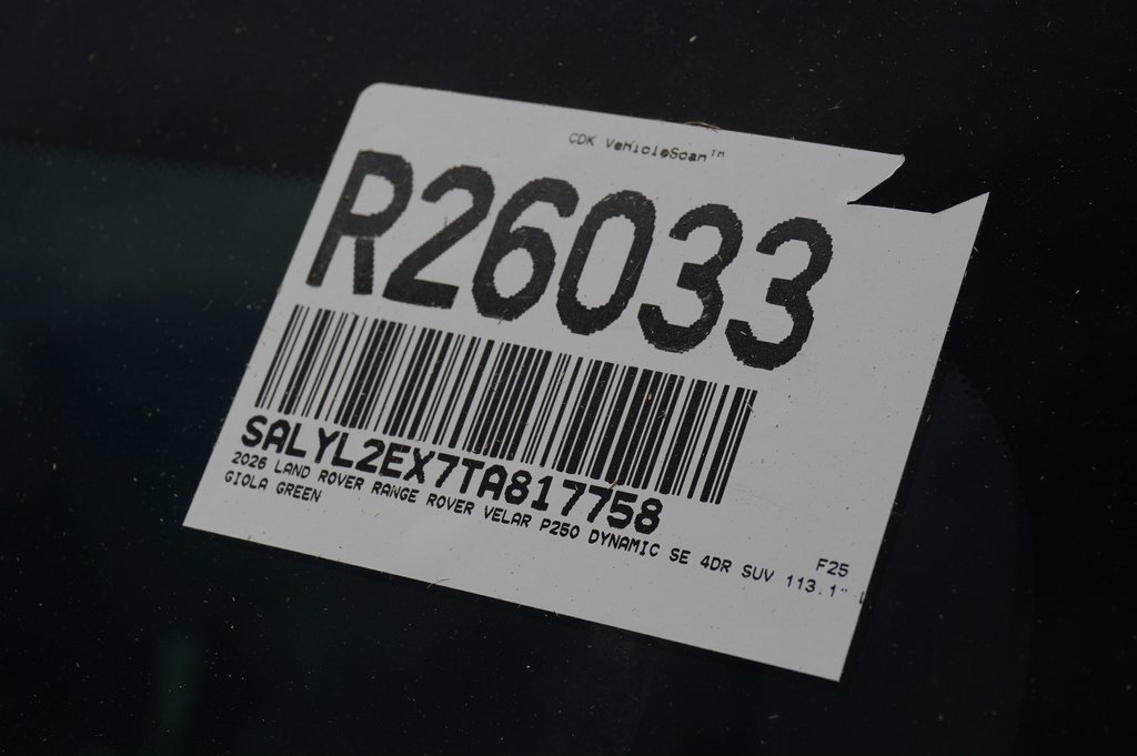 2026 LAND ROVER RANGE ROVER VELAR - Image 30