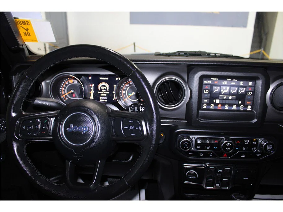 Used 2021 Black Clearcoat Jeep Unlimited Willys image 34