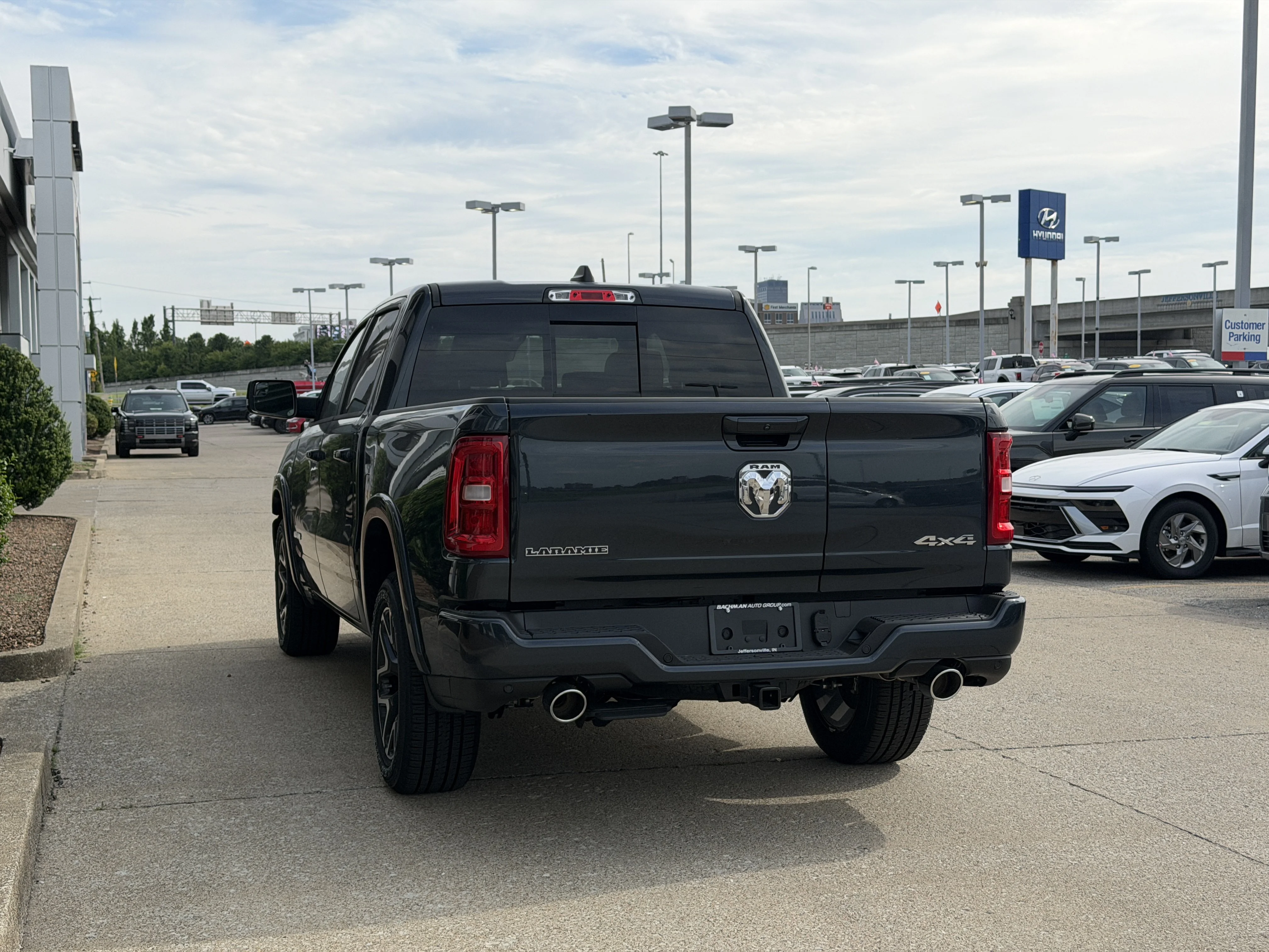 New 2026 Forged Blue Metallic Exterior Paint RAM Laramie image 7