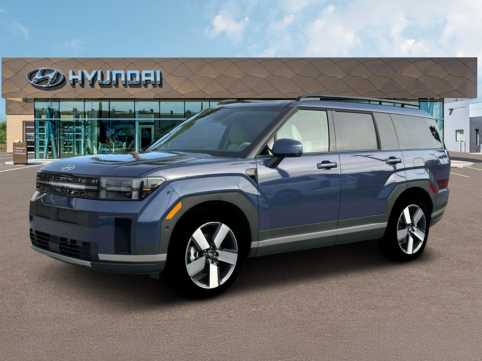 New 2026 Atlantis Blue Hyundai Limited FWD image 2