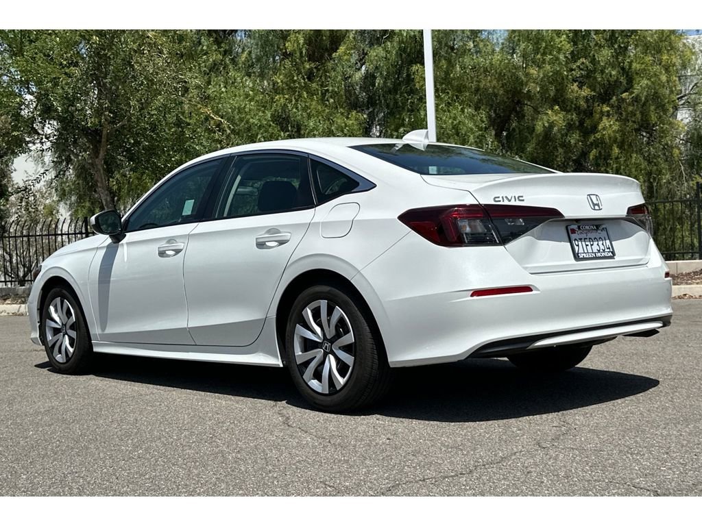 Certified Used 2025 Platinum White Pearl Honda 4D LX image 57