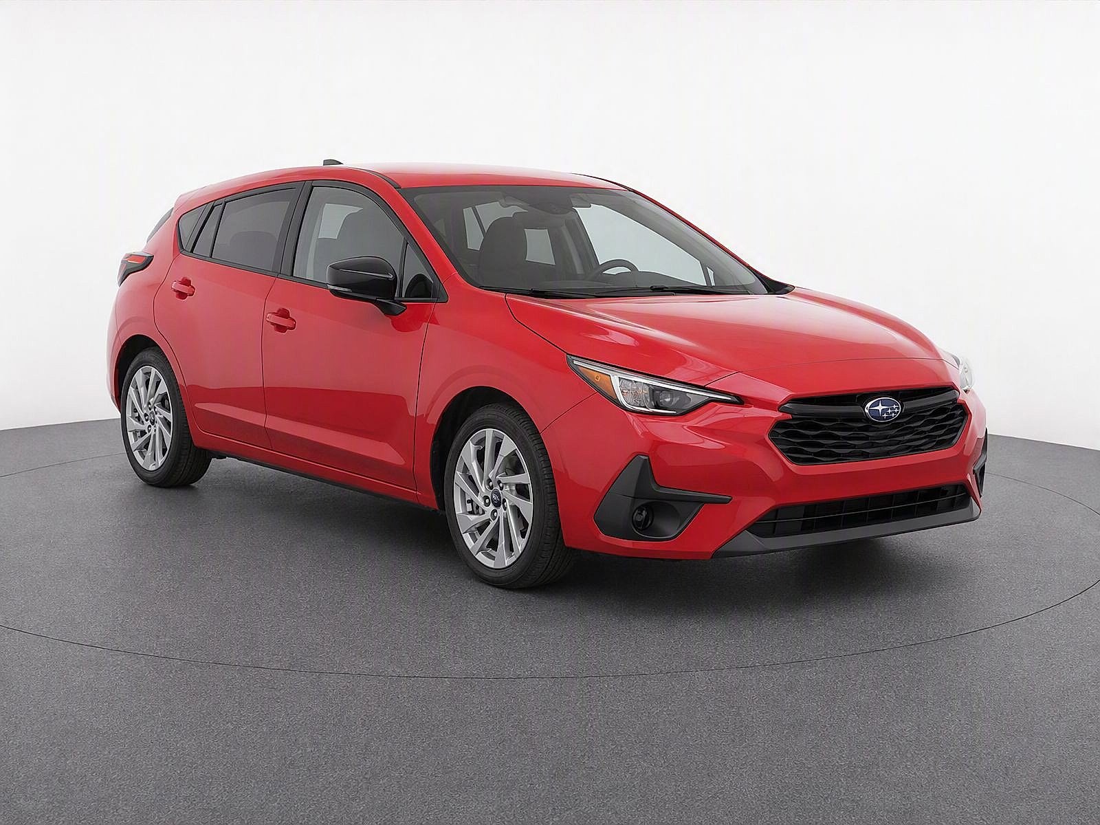 Used 2024 Pure Red Subaru Base 5-Door image 2