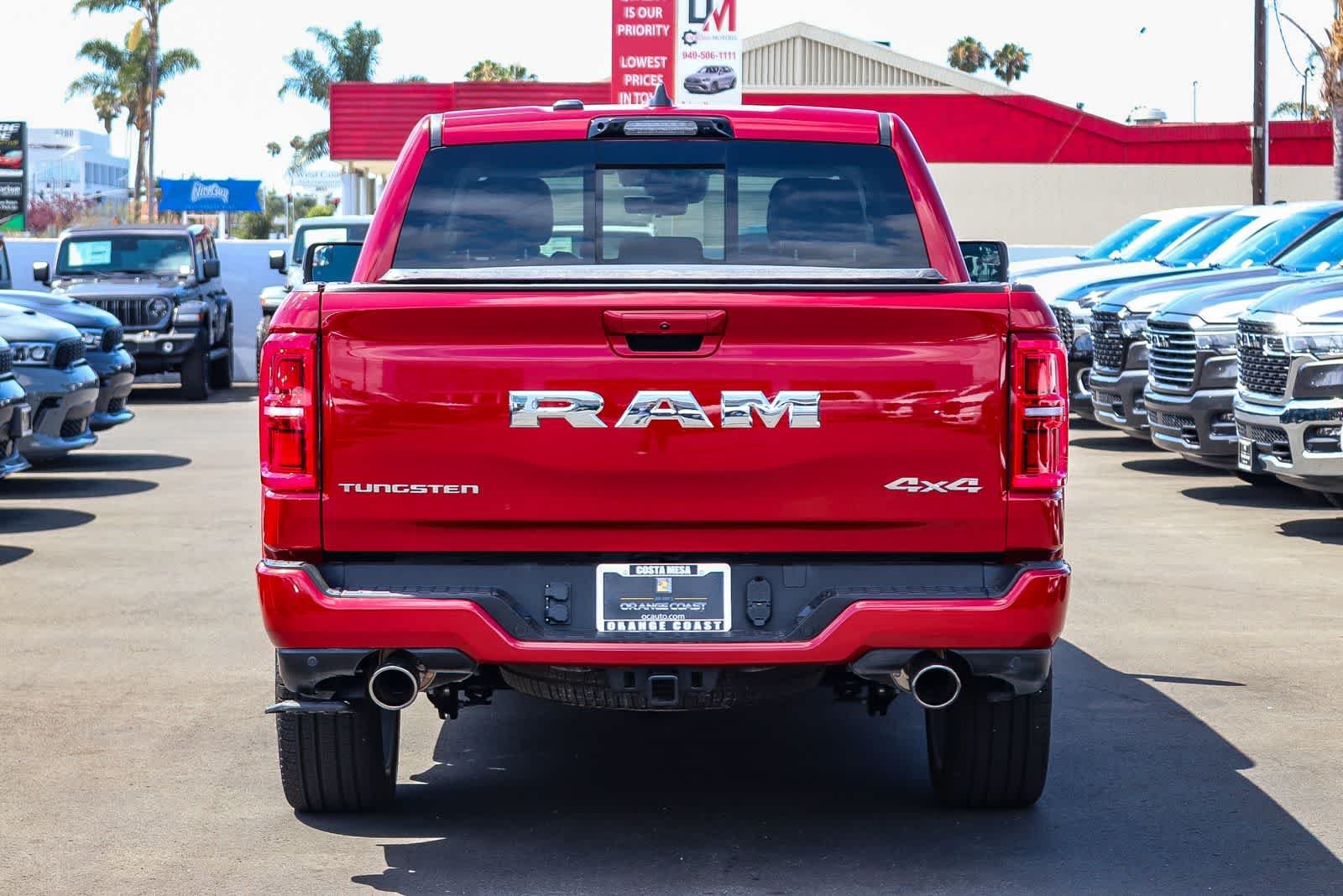New 2026 Molten Red Pearl-Coat Exterior Paint RAM Tungsten image 5