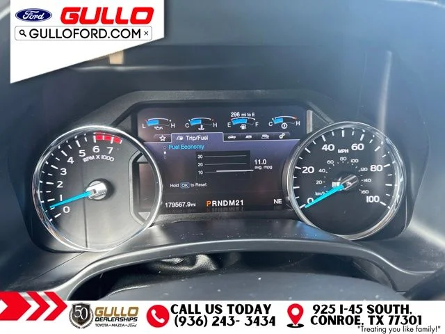 Used 2019 White Platinum Metallic Tri-Coat Ford Lariat image 13