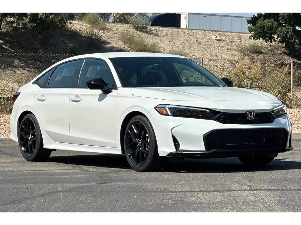New 2026 Platinum White Pearl Honda Sport image 2