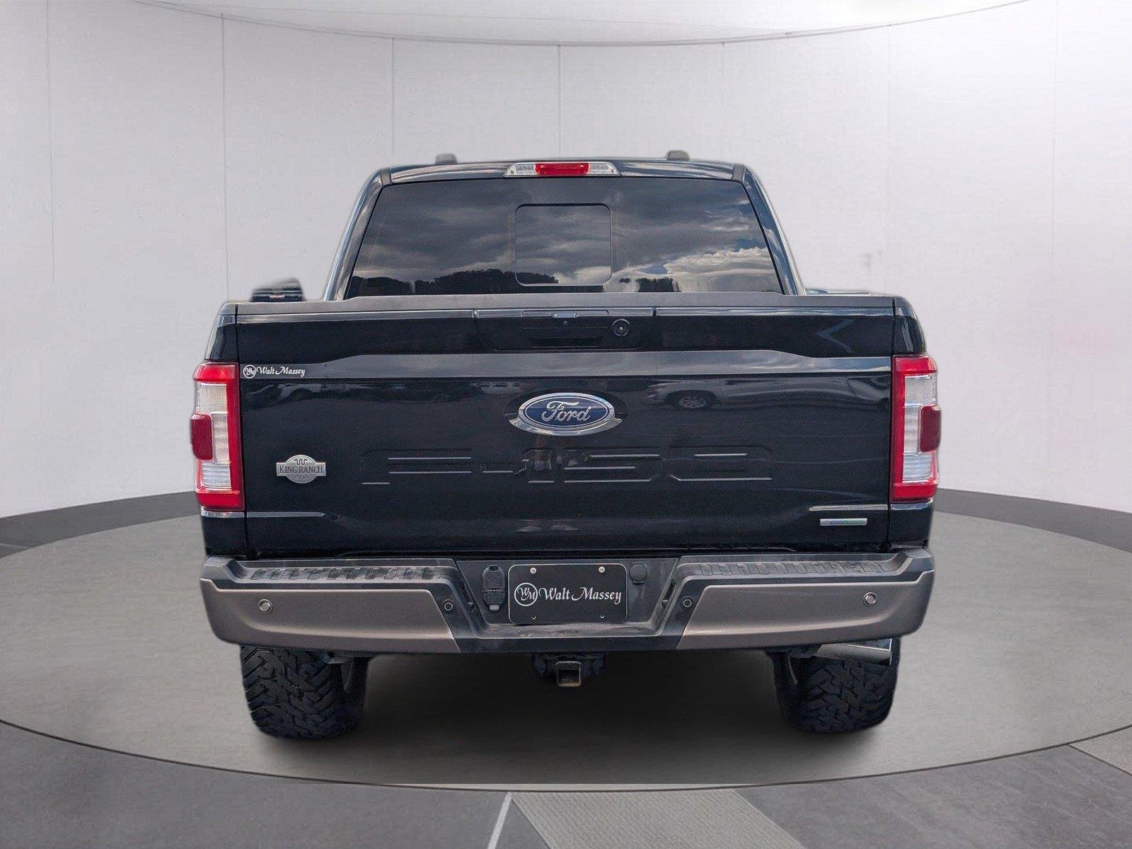 Used 2021 Agate Black/Stone Gray Ford King Ranch image 4