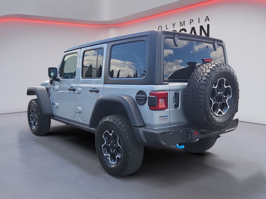 Used 2023 Silver Jeep Rubicon 4xe image 4