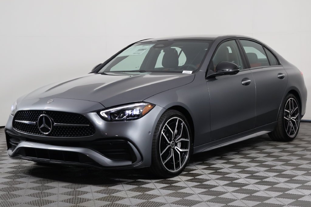 New 2026 Selenite Grey Metallic Mercedes-Benz C 300 image 1