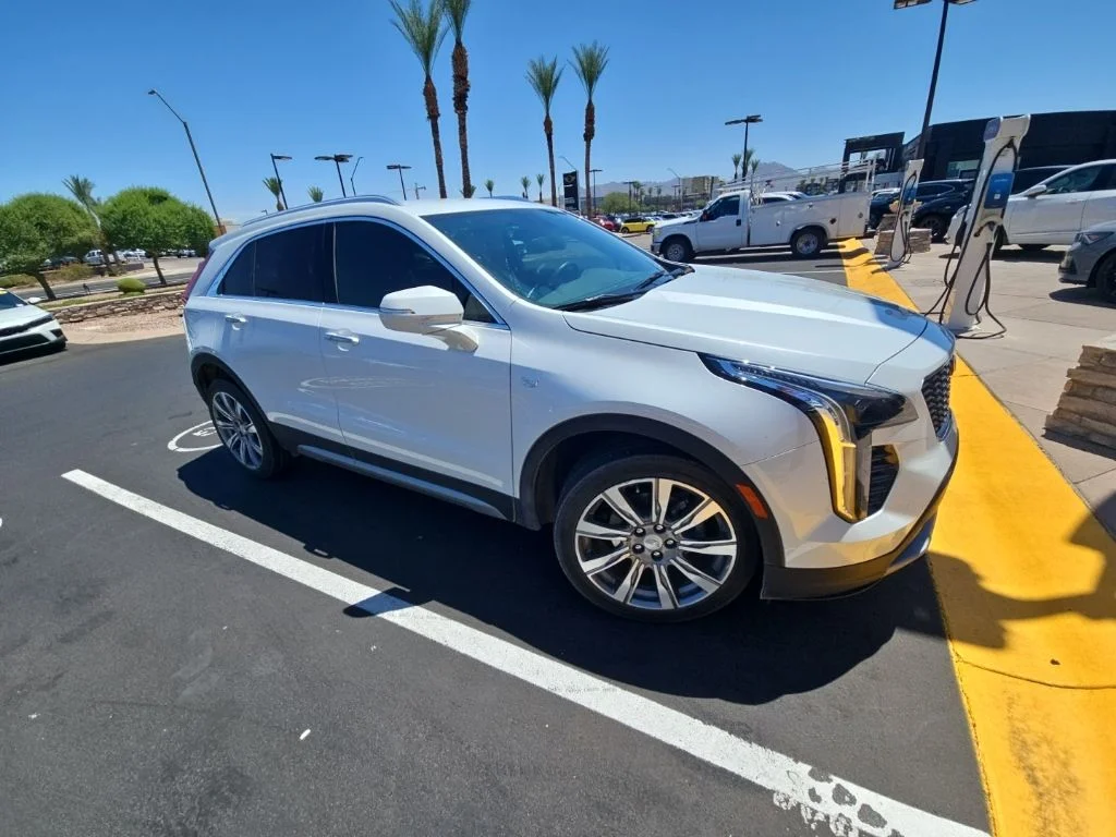 Used 2023 White Cadillac Premium Luxury image 3