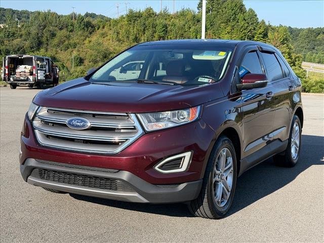 Used 2018 Burgundy Velvet Metallic Tinted Clearcoat Ford Titanium image 9