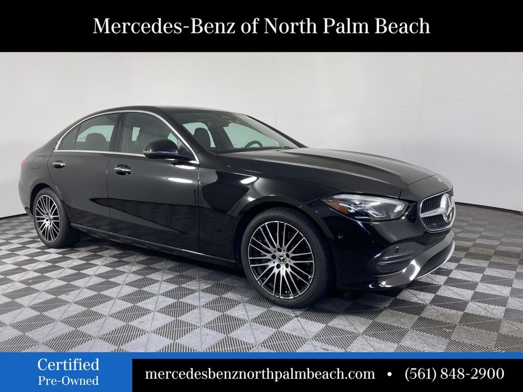 Certified Used 2025 Black Mercedes-Benz C 300 image 8