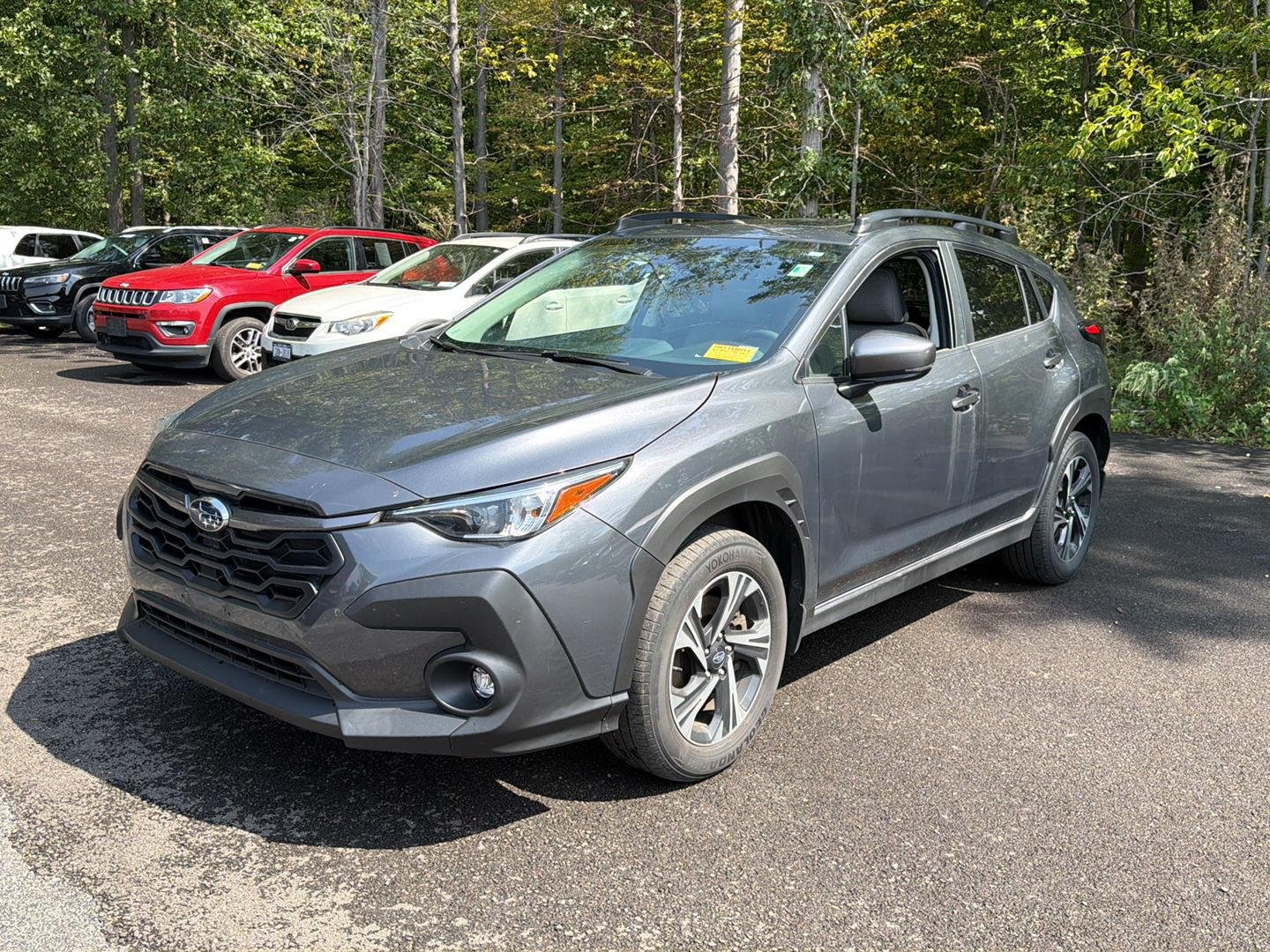 Used 2024 Magnetite Gray Metallic Subaru Premium image 12