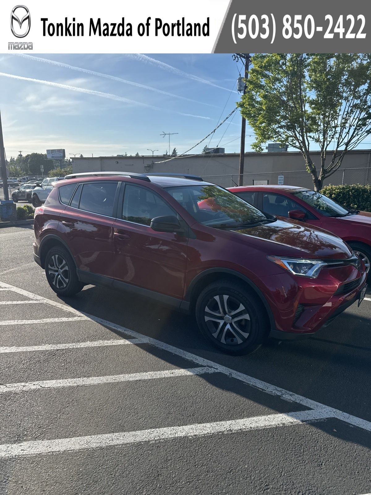 Used 2018 Pearl Toyota LE image 1