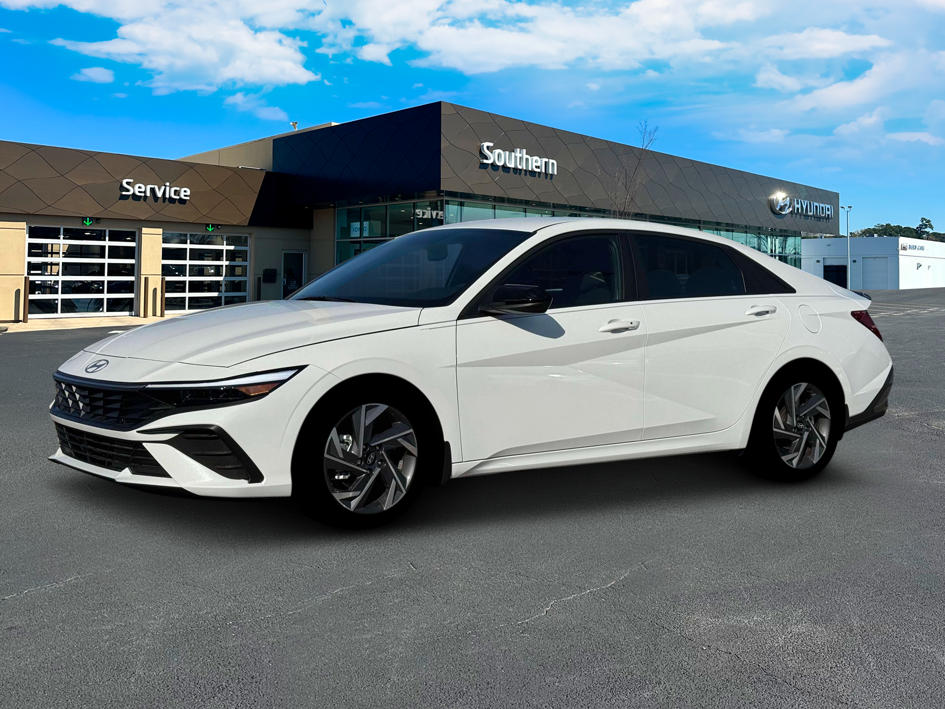 New 2025 White Hyundai SEL Sport image 2