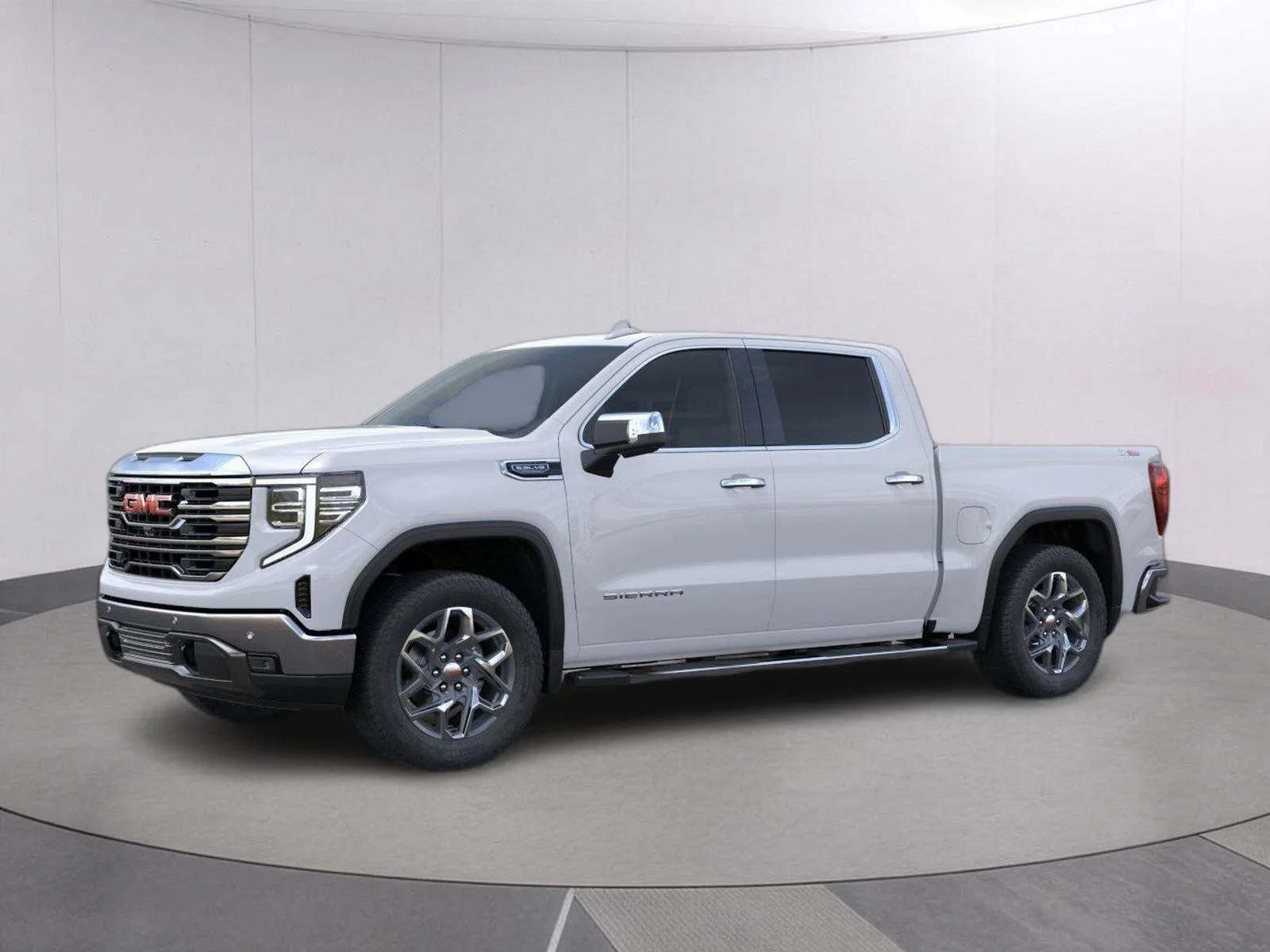 New 2026 Glacier White Tricoat GMC SLT image 2