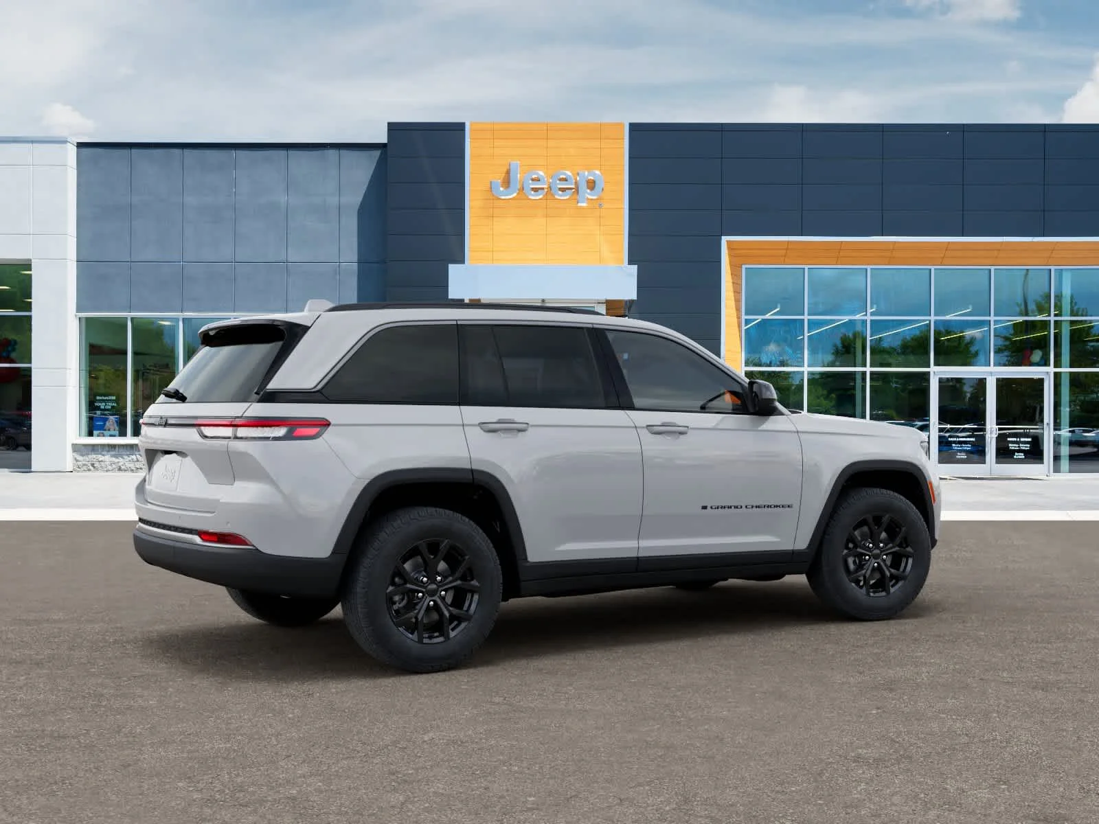 New 2026 Bright White Clear-Coat Exterior Paint Jeep Laredo Altitude image 4