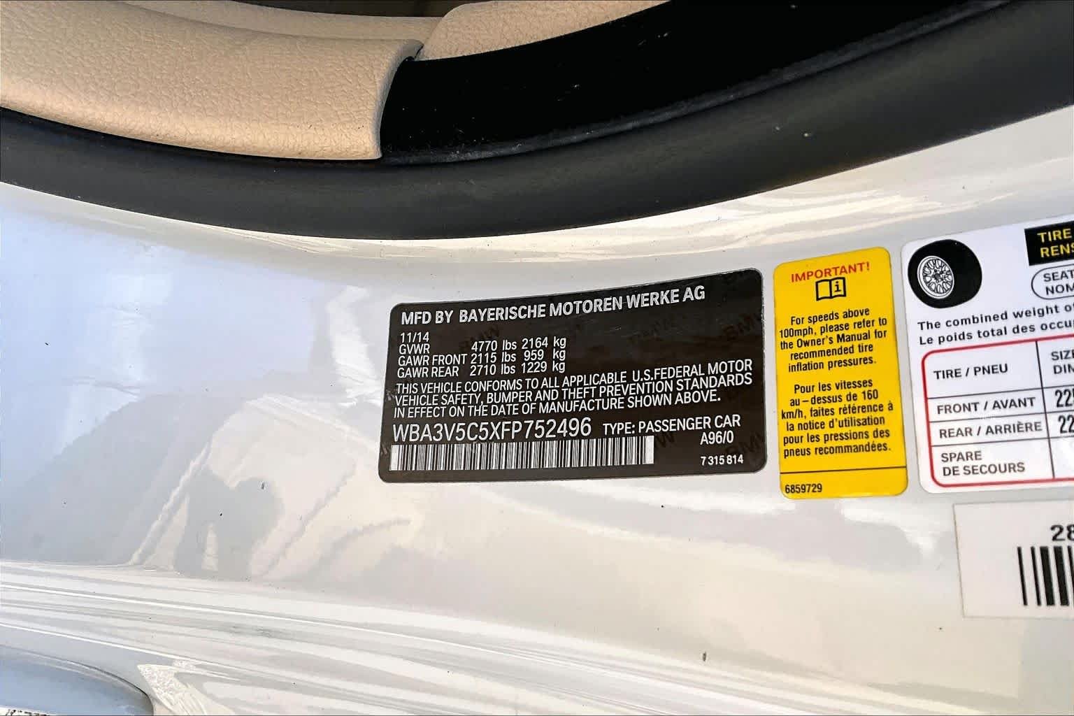 Used 2015 Alpine White BMW 428i image 35