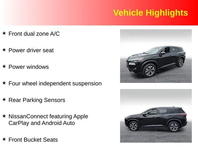 Used 2021 Black Nissan SV image 3