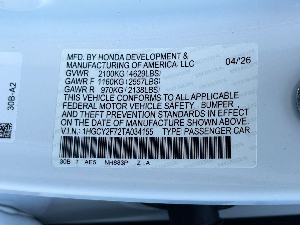 2026 Honda Accord Hybrid Sport-L - Photo 20
