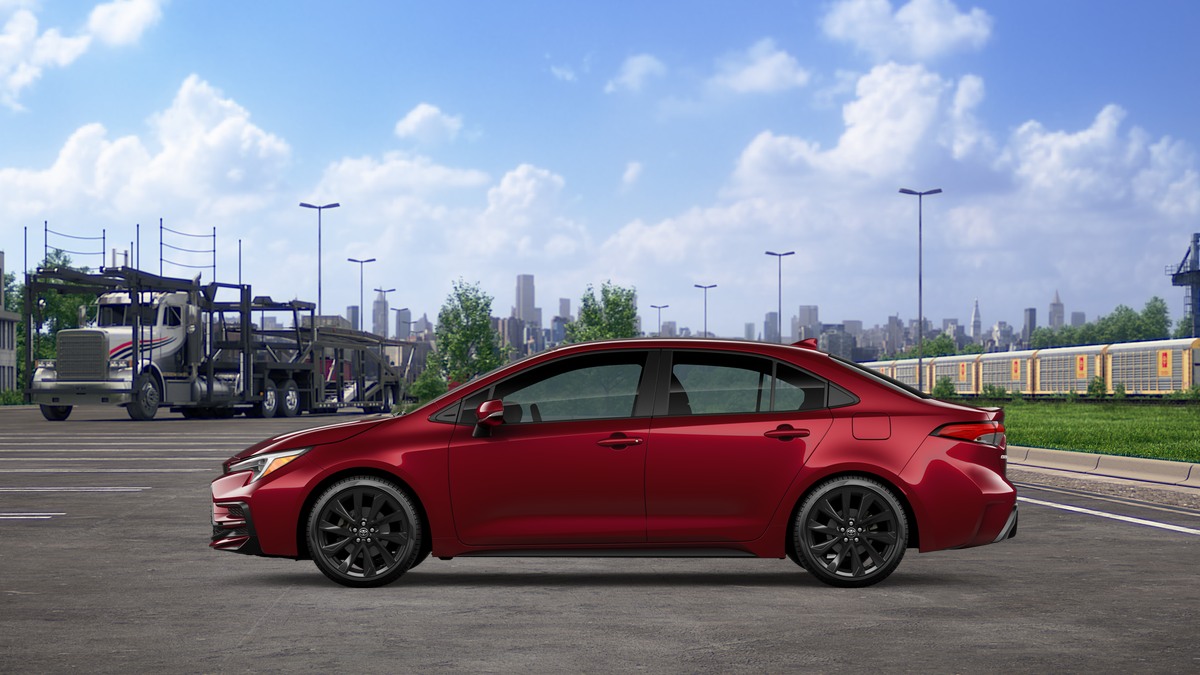 New 2026 Ruby Flare Pearl Toyota SE image 4
