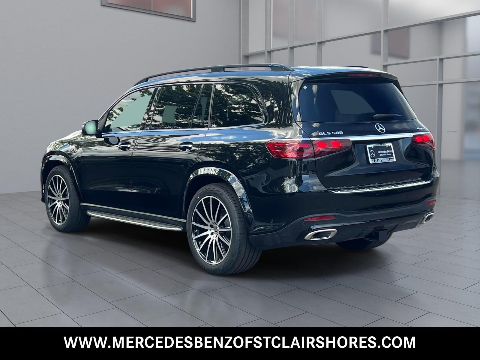 New 2026 Obsidian Black Metallic Mercedes-Benz GLS 580 image 3